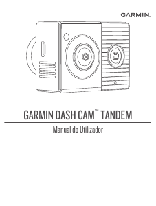 Manual Garmin Dash Cam Tandem Câmara desportiva