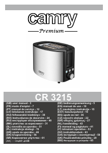 Посібник Camry CR 3215 Тостер