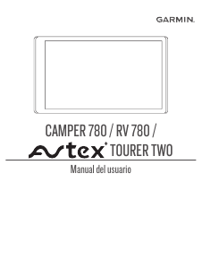 Manual de uso Garmin Camper 780 Navegación para coche