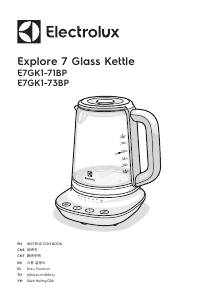 Manual Electrolux E7GK1-71BP Explore 7 Kettle