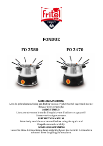 Manual Fritel FO 2580 Fondue