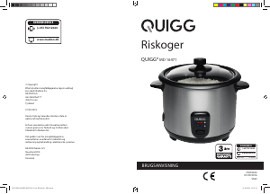 Brugsanvisning Quigg MD 16471 Riskoger