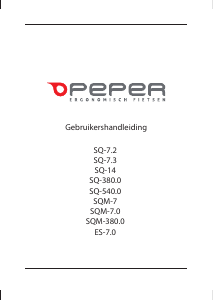 Handleiding Peper SQ 540.0 Elektrische fiets