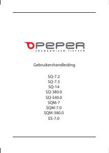 Handleiding Peper SQ 14 Elektrische fiets