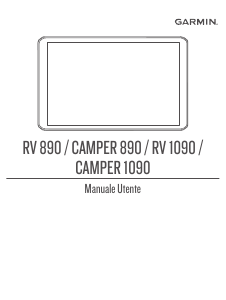 Manuale Garmin Camper 890 Navigatore per auto