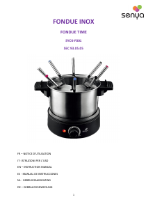 Manual de uso Senya SYCK-F001 Fondue