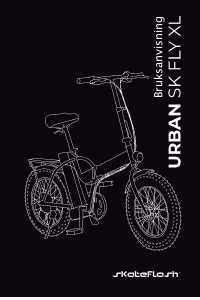 Bruksanvisning SkateFlash Urban SK FLY XL Hopfällbar cykel
