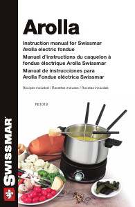 Manual de uso Swissmar FE1019 Arolla Fondue