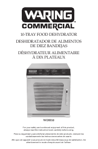 Manual de uso Waring Commercial WDH10 Deshidratador
