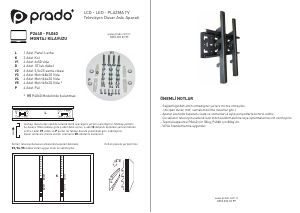 Kullanım kılavuzu Prado P4060 Askı aparatı
