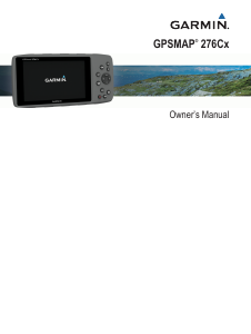 Handleiding Garmin GPSMAP 276Cx Handheld navigatiesysteem