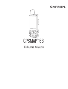 Kullanım kılavuzu Garmin GPSMAP 66i Avuç içi navigasyon