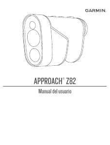 Manual de uso Garmin Approach Z82 Medidor láser