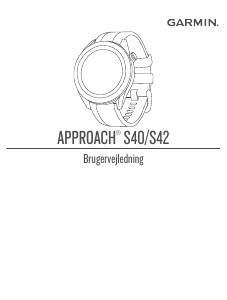 Brugsanvisning Garmin Approach S42 Smartwatch