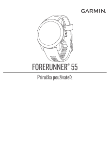 Návod Garmin Forerunner 55 Inteligentné hodinky