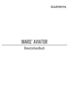 Bedienungsanleitung Garmin Marq Aviator Smartwatch