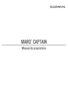 Manual Garmin Marq Captain Relógio inteligente