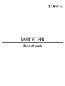 Manual de uso Garmin Marq Golfer Smartwatch