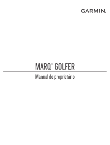 Manual Garmin Marq Golfer Relógio inteligente
