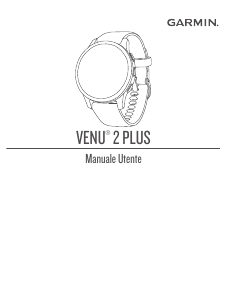 Manuale Garmin Venu 2 Plus Smartwatch