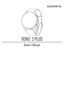Manual Garmin Venu 2 Plus Smart Watch