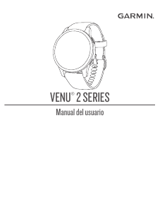 Manual de uso Garmin Venu 2S Smartwatch