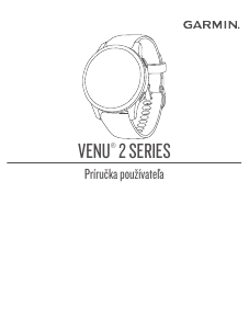 Návod Garmin Venu 2S Inteligentné hodinky