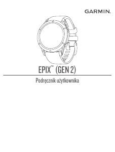 Instrukcja Garmin epix (Gen 2) Smartwatch