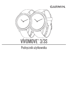 Instrukcja Garmin vivomove 3S Smartwatch
