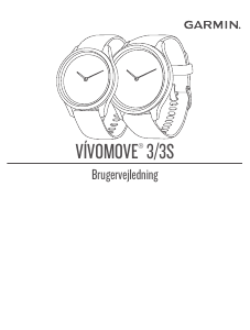 Brugsanvisning Garmin vivomove 3S Smartwatch