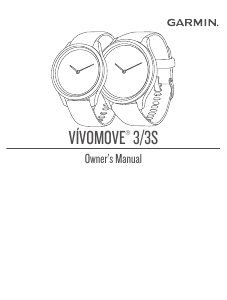 Manual Garmin vivomove 3S Smart Watch