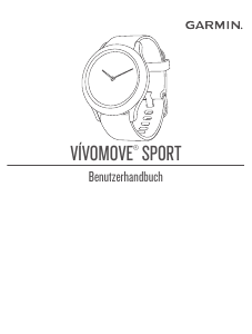 Bedienungsanleitung Garmin vivomove Sport Smartwatch