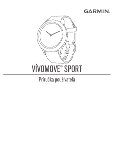 Návod Garmin vivomove Sport Inteligentné hodinky