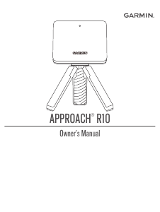 Manual Garmin Approach R10 Swing Analyser