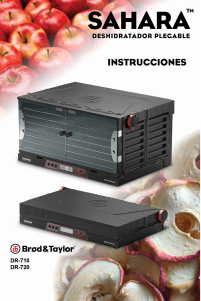 Manual de uso Brod & Taylor DR0710 Sahara Deshidratador