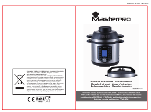 Manual de uso Masterpro BGMP-9131 Olla multi-cocción