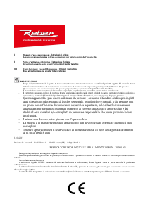 Mode d’emploi Reber 10080 N Déshydrateur