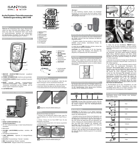 Bedienungsanleitung Santos AW131NR Küchenthermometer