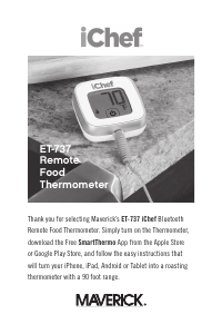 Manual iChef ET-737 Food Thermometer