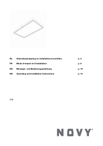 Handleiding Novy 230 Cloud Afzuigkap