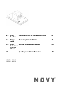 Manual Novy 6833 Pureline Cooker Hood