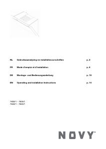 Handleiding Novy 7839 Vision Afzuigkap