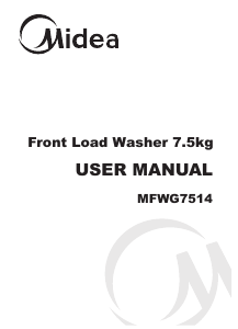 Manual Midea MFWG7514 Washing Machine