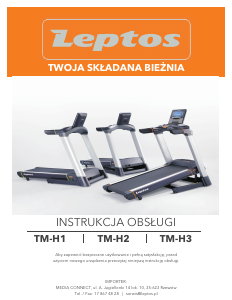 Instrukcja Leptos TM-H2 Bieżnia