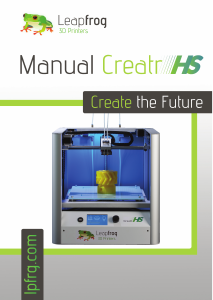 Handleiding Leapfrog Creatr HS 3D Printer