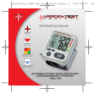 Instrukcja Kardio-Test TMA-168 Ciśnieniomierz