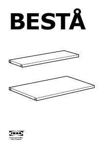 Bruksanvisning IKEA BESTA Vägghylla