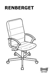 Használati útmutató IKEA RENBERGET Irodai szék