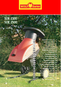 Manual Wolf Garten SDE 2100 Garden Shredder