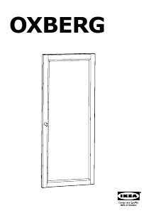 Manuál IKEA OXBERG Skříňové dveře